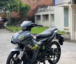Exciter 155 vva xanh xám đen
